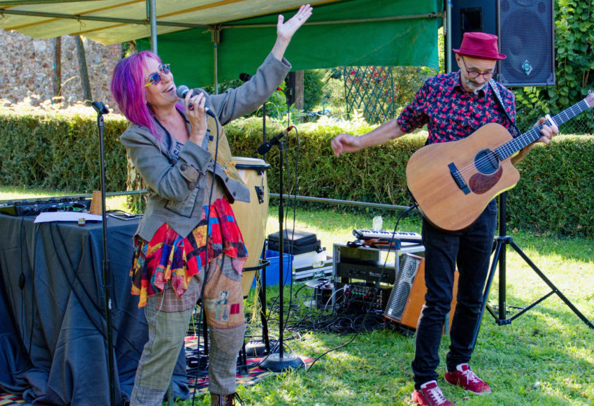 Concert dans un jardin en fête chez David à Brest